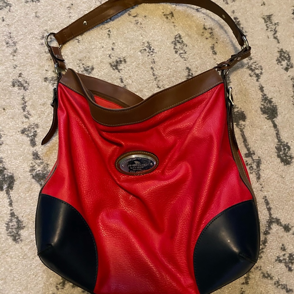 Red American Living Handbag